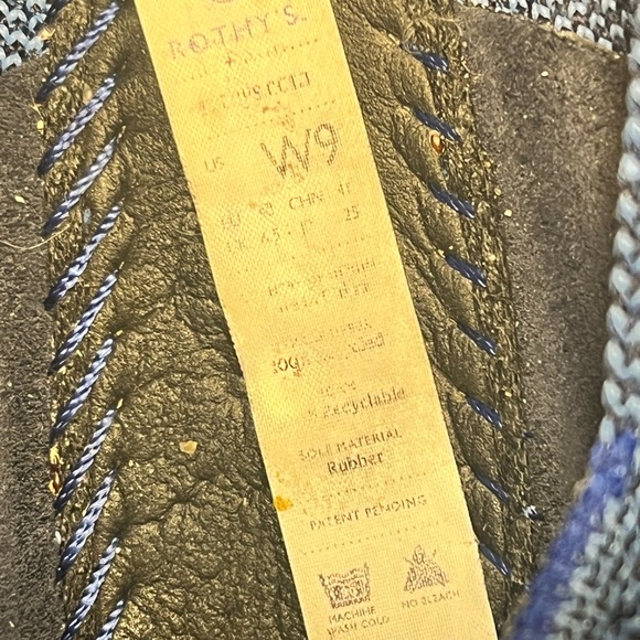 Rothy’s Blue Lapis Python RETIRED SUPER RARE in The Point size 9 - Picture 7 of 7